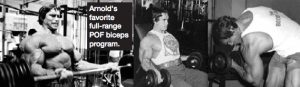 Arnold's full-range POF training for giant arms