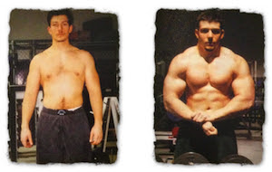 Jonathan Lawson's original Size Surge results after 10 weeks