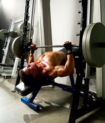 Jonathan Lawson decline bench presses for chest - 10X Muscle Building Tips