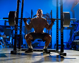 Jonathan Lawson squatting - Anabolic Drive and 10X Muscle Mass
