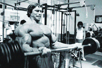 Arnold Schwarzenegger curling - Arnold and X Reps