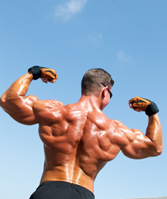 Jonathan Lawson back and biceps outside - Big-Back Detail Attack