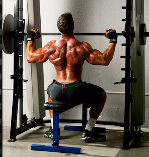 Jonathan Lawson Smith Machine shoulder presses - Quick Intensity-Plus-Density Mass Tip