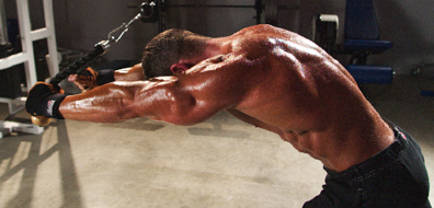 Triceps cable pushouts (Jonathan Lawson) - 5-Minute Blasts for Fast Arm Mass
