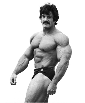 Mike Mentzer in shape outside - Burst Training for Muscle-Mass Gaining