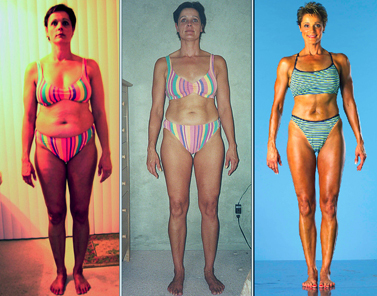 Becky Holman before and after photos from X-treme Lean - Transformation Photos: Girls vs. Guys