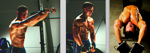 Jonathan Lawson lat stiff-arm pull downs to DB pullovers - Extreme Muscle Size: In Your Fascia