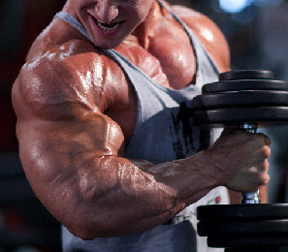 Big arm doing hammer curls - Quick Mass Tip: Double Down to Blow Up BIG
