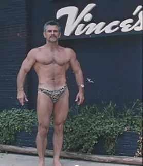 Vince Gironda in his 60s, in front of Vince's Gym - Legendary Mass Tactic With a Twist