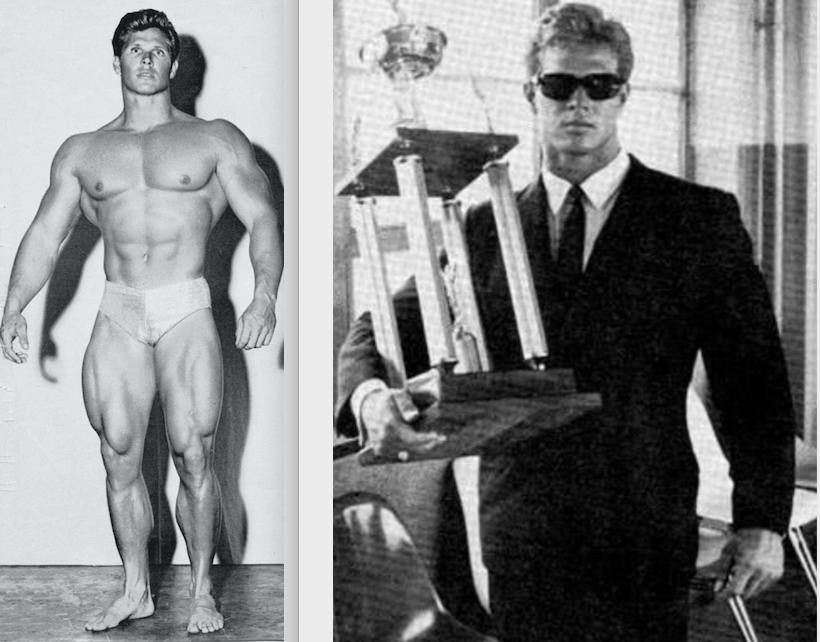 Jim Haislop on stage and in a suit - Moment of Bodybuilding Zen 8: Jim Haislop, Mr. America
