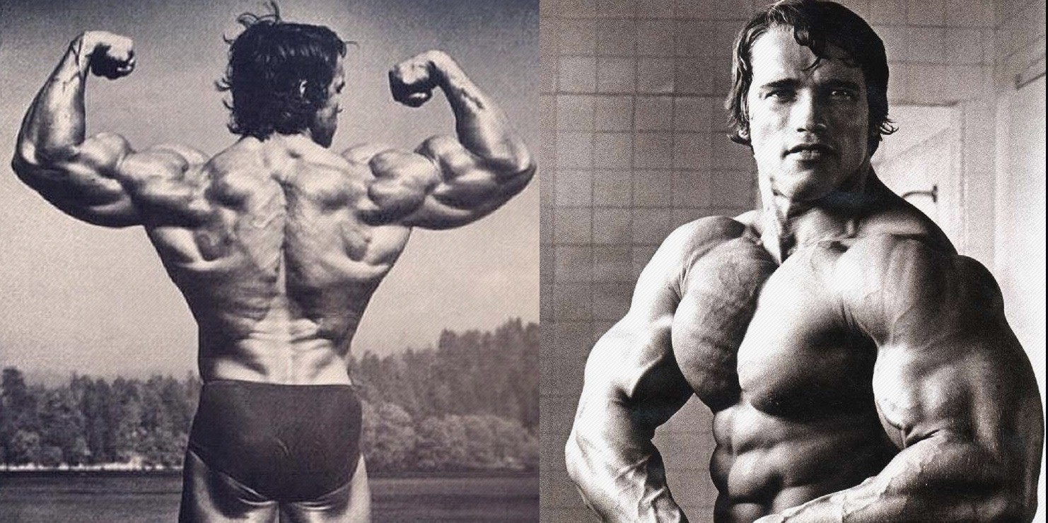 Arnold back double biceps and side chest photos. 