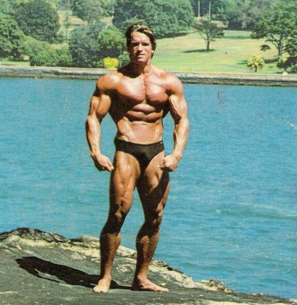 Arnold's comeback, standing outside in Australia - George Butler photo