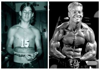Steve Holman before and after, 15 years old and 50 years old