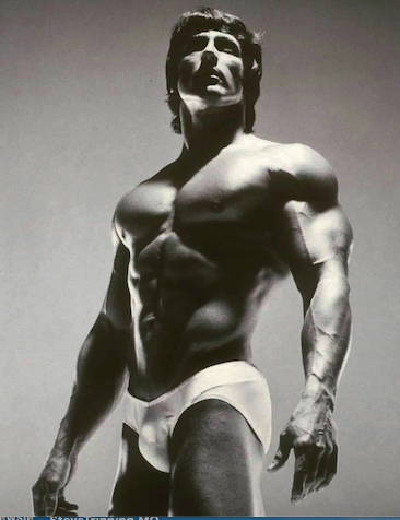 Frank Zane showing muscle as art