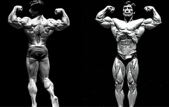 Two black and white photos of Danny Padilla looking incredible on stage