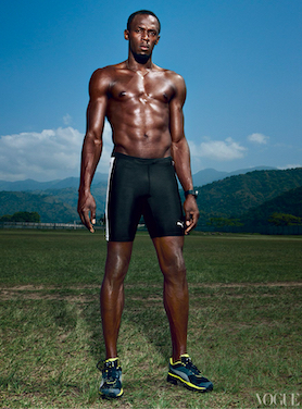 Usain Bolt's physique
