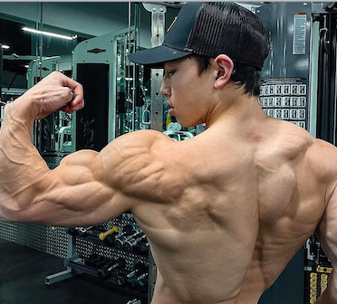 Tristyn Lee's ripped arm and delt