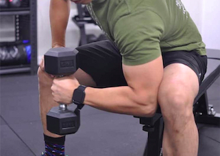 Demonstration of hammer concentration curls