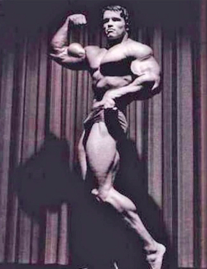 Arnold guest posing in Belgium in 1971, photo by Christine Zane