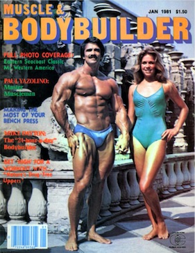 Frank Calta on the cover of Muscle & Bodybuilder magazine