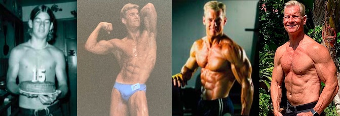 Steve Holman at 15 vs 20 vs in his 40s vs in his 60s
