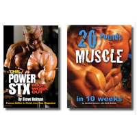 Power STX and 20 Pounds of Muscle ebook covers - thumbnail